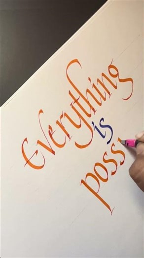 Italic calligraphy | use of pilot parallel pen