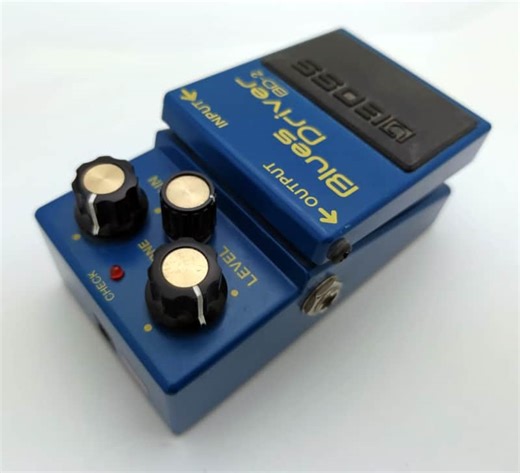 Boss BD-2 Blues Driver (Silver Label) 1995 - Present - Blue | Reverb