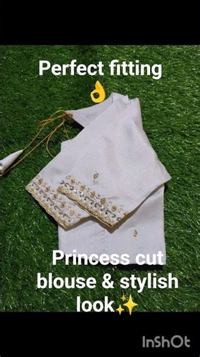 "Princess cut blouse & Stylish look"🥰#short #tailoring video generator