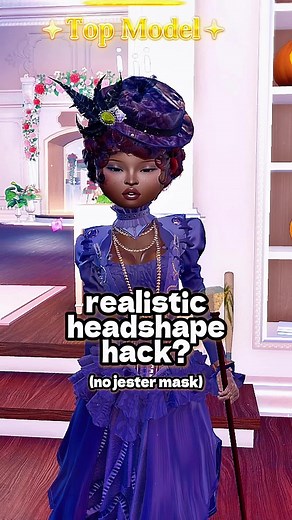 this is my more rounded/realistic headshape hack! 📟💓 ty for the cameo twin @BigB👑 🤩 & ib: @ibi.dti #dti #dresstoimpress #fyp #dresstoimpressroblox #dtiupdate