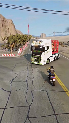 Realistic Highway Car Crashes 🚗 #beamngdrive #simulator | Smokey tire