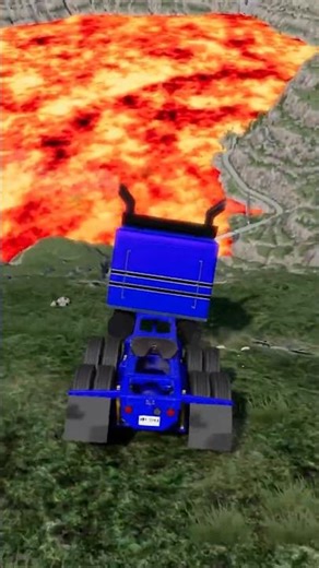 Truck vs Giant Lava Pit – BeamNG.drive #beamng #shorts #beamngdrive #automobile #usa #viral #brasil