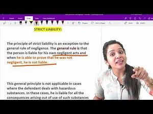 Lecture 11 | What is Strict Liability? | Rylands v. Fletcher and M.C Mehta (1987) | Law of Torts