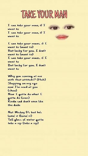 Take Your Man Lyrics and Full Song