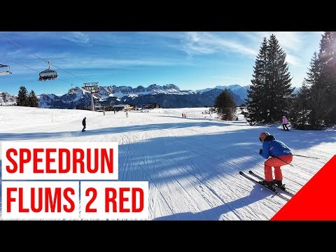 Flumserberg, 2 🔴 RED (Prodkamm - Prodalp, Speedrun) #6 🇨🇭