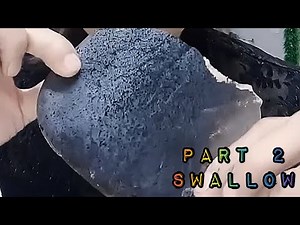 Part 2 yummy 🤤🤎part1 👇#mukbang #asmr #clay