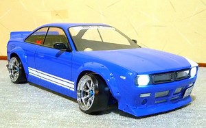 【改装展示】田宫TA06改 后驱 火箭兔Rocket Bunny 日产S14 BOSS V2 遥控车