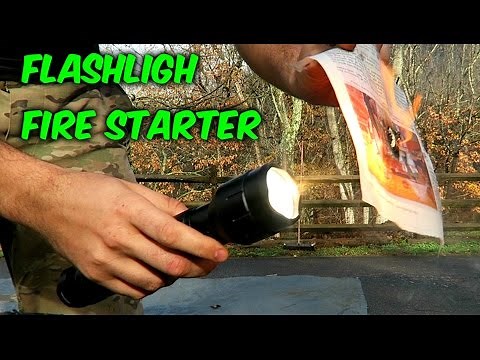 Flashlight Fire Starter