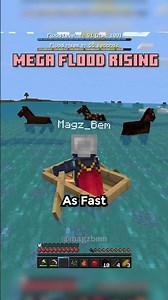 Minecraft, But My World Is Flooding... #shorts