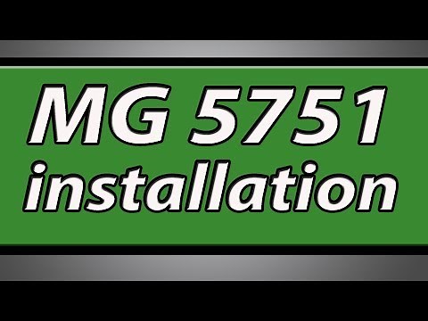 Canon Pixma MG5751 printer installation