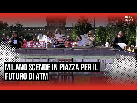 Milano, il presidio per Atm: "No a tagli sui mezzi, salari inadeguati e privatizzazione"