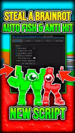 NEW Steal A Brainrot Script | INSTA STEAL, AUTO FISHING, ANTI HIT, FLY, SPAWNER | DELTA EXECUTOR