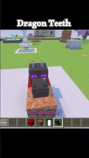 Working Dragon Teeth in Minecraft 🐉⚡I Built a Moving Dragon Mouth in Minecraft! 😱#shorts#minecraft