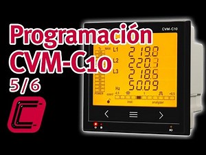 Programación CVM-C10: Configuración de comunicaciones