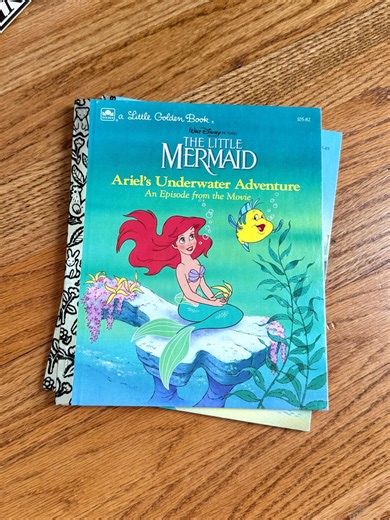 Vintage 1989 Disney the Little Mermaid: Ariel's Underwater Adventure - Little Golden Book UNREAD - Etsy