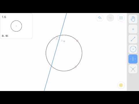 Euclidea 1.6 (Alpha 6) Solution walkthrough