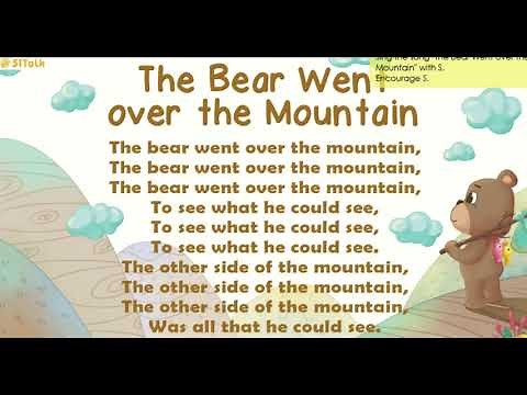 The Bear Went Over the Mountain 51Talk song with Lyrics