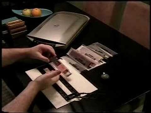 Canon CanoScan 4400F Negative Holder Operation
