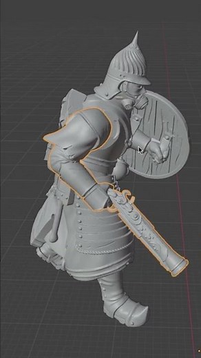 A quick little digital kitbash for Trench Crusade Ep. 8 #3dprinting #trenchcrusade #kitbash
