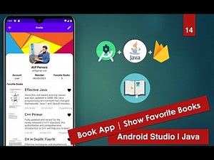 Book App Firebase | 14 Favorite Books | Android Studio | Java