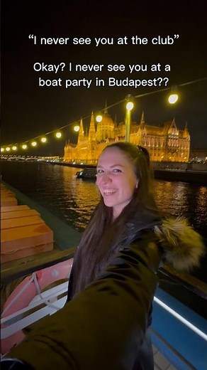 Danube river cruise + dancing? ✨ Budapest Boat Party is one of the best things to do in Budapest!