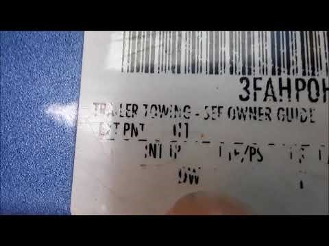 Ford Fusion Paint Code Location