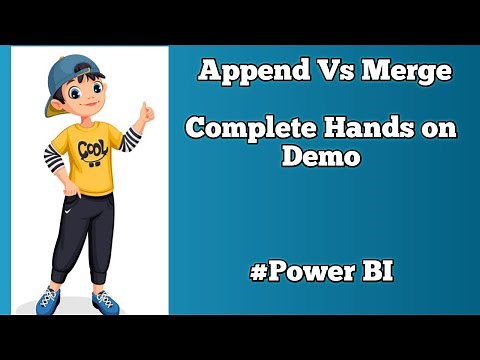 Difference between Append & Merge | Complete hand on demo with SQL Server Example | Power BI Desktop