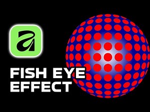 Affinity Canva Tutorial: How to Create a Vector Fisheye Effect