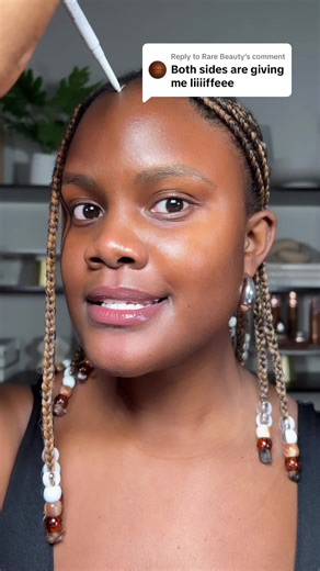 Replying to @Rare Beauty Today we’re comparing a full face of Kylie Cosmetics vs Rare Beauty, testing each side and their 8 hr wear to see which is worth the money #beauty #makeup #makeupchallenge #kyliecosmetics #rarebeauty