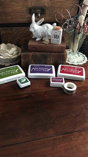 Crafting with Peg Stamps: Vintage Journal Tutorial featuring Rabbits and Hearts