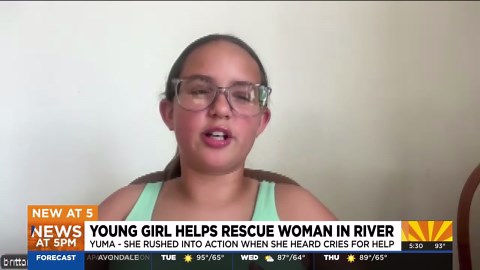 Girl’s quick thinking leads to Colorado River rescue in Yuma area