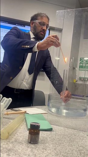 Testing for #hydrogen gas #experiements #science #school #class #teacher #teachersday #chemistry