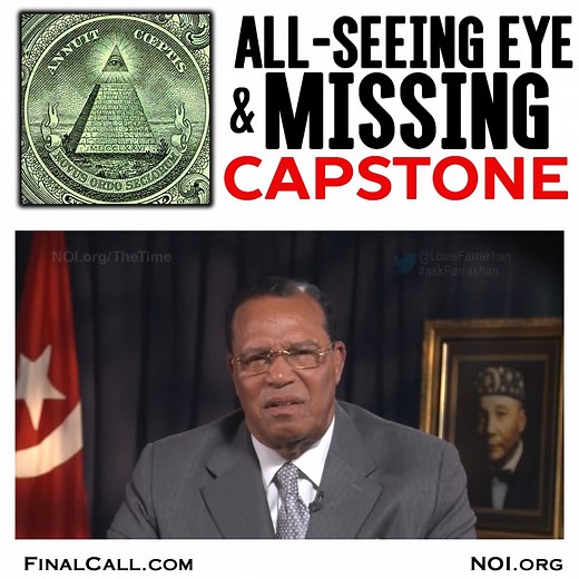 134K views · 3.1K reactions | What's the significance of the All-Seeing Eye and the Missing Capstone on the back of the American dollar bill? Who is it a sign of? | Saviours' Day | Facebook