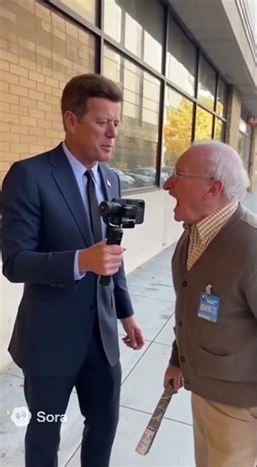 Gramps Thinks We’re Still Before the First Amendment — Demands a Permit on the Sidewalk 🎥