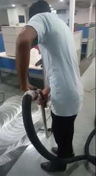 Using TASKI Machine for Carpet Shampooing