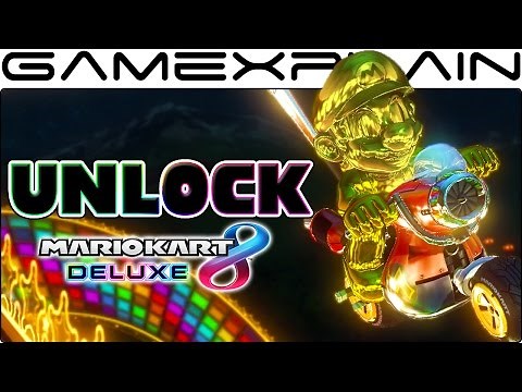 How to Unlock GOLD MARIO in Mario Kart 8 Deluxe (Secret)