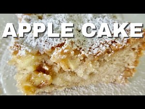 APPLE CAKE | Old-Fashioned STYLE | Makes 13"X9" Baking Pan | EASY DIY