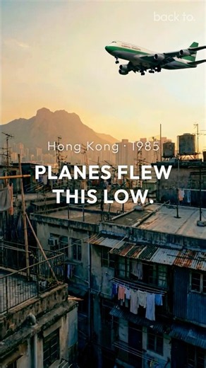 Planes Flew THIS Low Over This Hong Kong City
