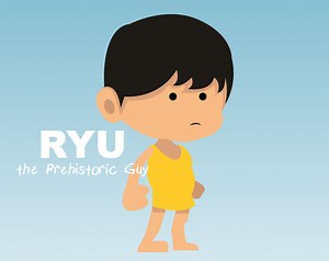 2D Prehistoric Guy for Platform Game by GiStudioLab