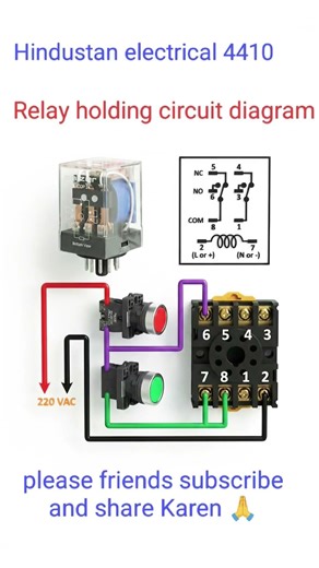 relay holding circuit wiring diagram#relay holding circuit control wiring diagram#industrialelectri