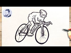 Comment dessiner un cycliste