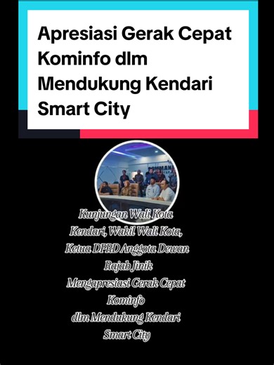 KunjunganWaliKotaKendari, WakilWaliKotaKendari,KetuaDPRD,AnggotaDewanRajabJinik,MengapresiasiGerakCepatKominfodalamMendukungKendariSmartCitydiCommandCenterGedungBalaikotaKendari#Fyppppp@Dewi ku