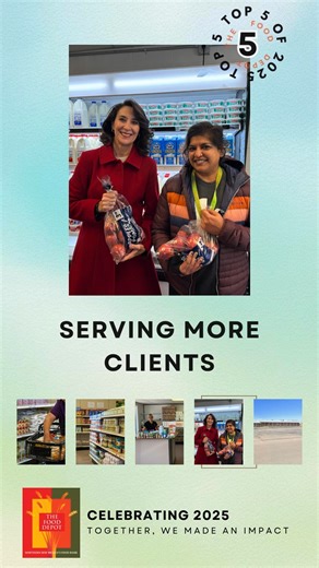 2025 Top Five for The Food Depot.🧡 Counting down the days to 2026! Starting strong at #5 with the relocation of Casita de Comida no-cost market. In 2025, we took the step to change locations in Española. This new building gave us the space to 🛒 Welcome shoppers in more than 3,000 times 🤱Distribute diapers in Española each month 🚘Access safer parking for clients, volunteers, and trucks 🍊 Provide more than 161,000 pounds of groceries to Rio Arriba residents! Thank you for making this move and