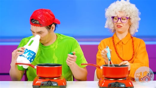 6.5K views · 101 reactions | रियल फ़ूड बनाम चॉकलेट फ़ूड चैलेंज साथ Wednesday Addams | मजेदार चुनौतियां Multi DO Challenge | Multi Do Hindi | Facebook