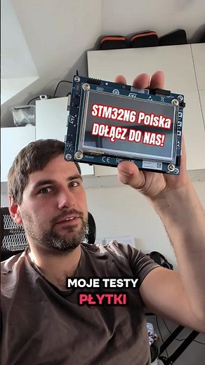 STM32N6 Polska! #stm32 ‪@stmicroelectronics‬ ‪@STMicroelectronics-Learning‬ #ai #mems