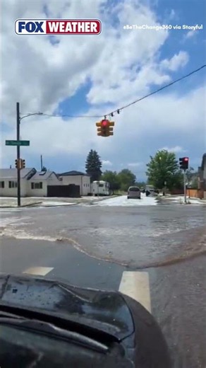 Thunderstorms Bombard Denver, Turning Many Streets Across The City Into Rivers