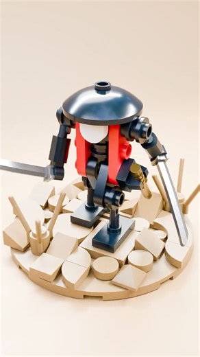 LEGO Sci-Fi Robot MOC | Ninja Bot Build #shorts #legomoc #lego #ninja