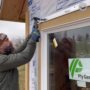 16K views · 333 reactions | Window and Siding Installation on My Treeless Tree House | Bourbon Moth Woodworking | Facebook