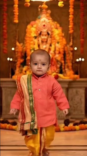 Vijayadashmi ke pavitra avsar par 😊 #aibaby #navratri #trending #veo3