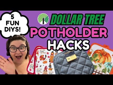 5 Easy Hacks Using Dollar Store Pot Holders You Need to Try!